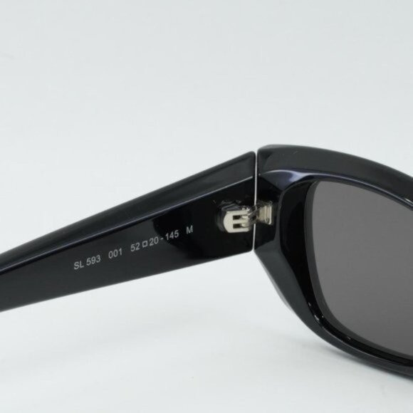 NEW SAINT LAURENT SL593 001 BLACK SUNGLASSES - Picture 9 of 15